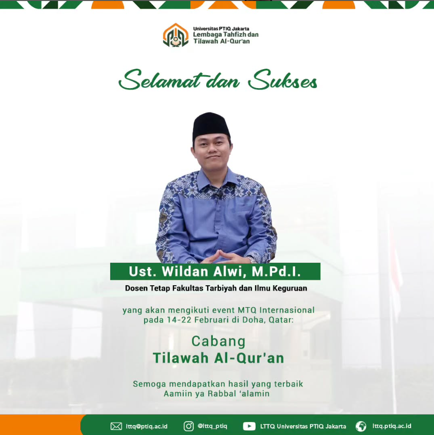 Ustadz Wildan Alwi Siap Tampil di Panggung MTQ Internasional Doha 2024